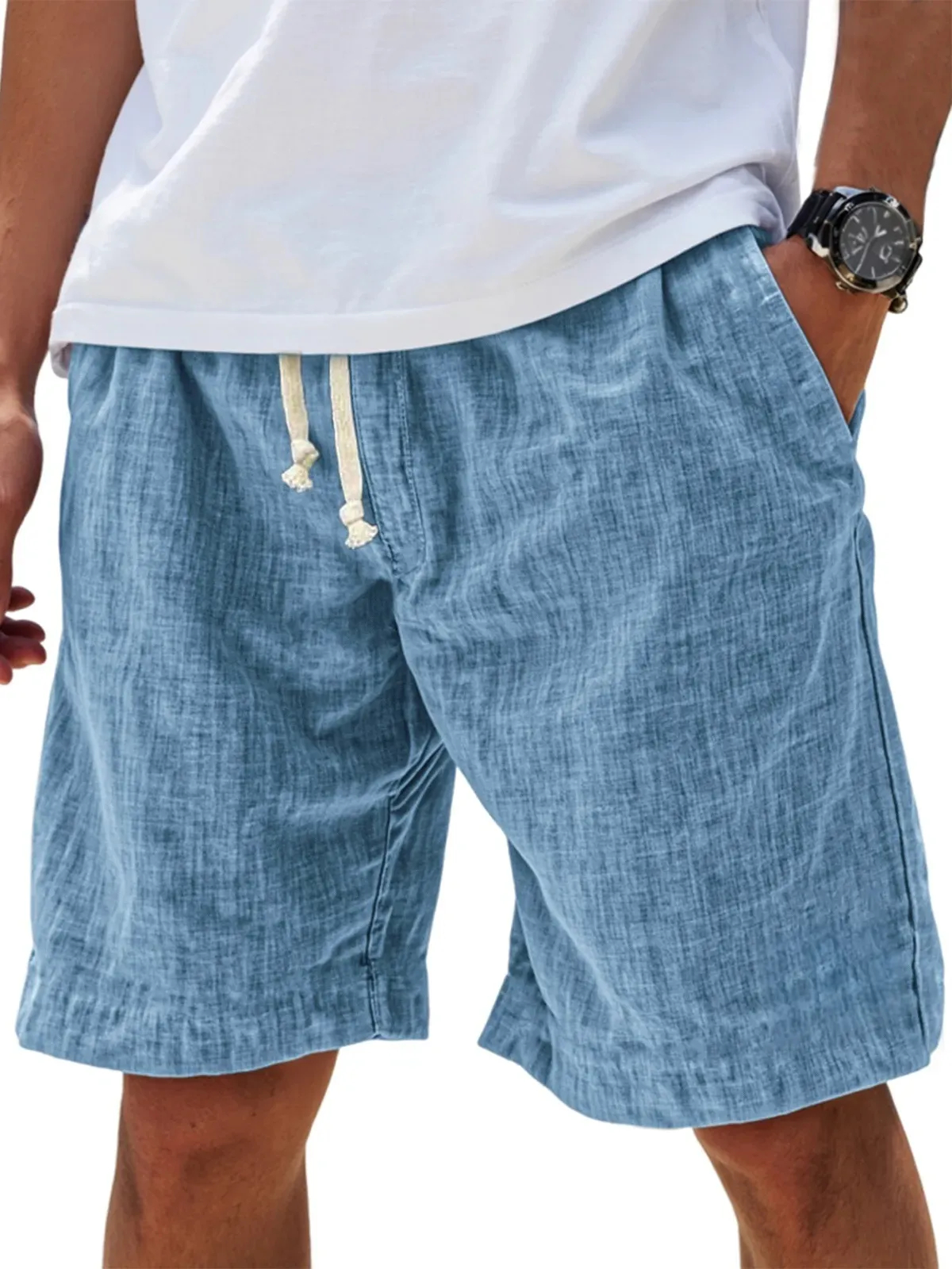Männer können von diesen gemütlichen Leinen-Shorts nicht genug bekommen