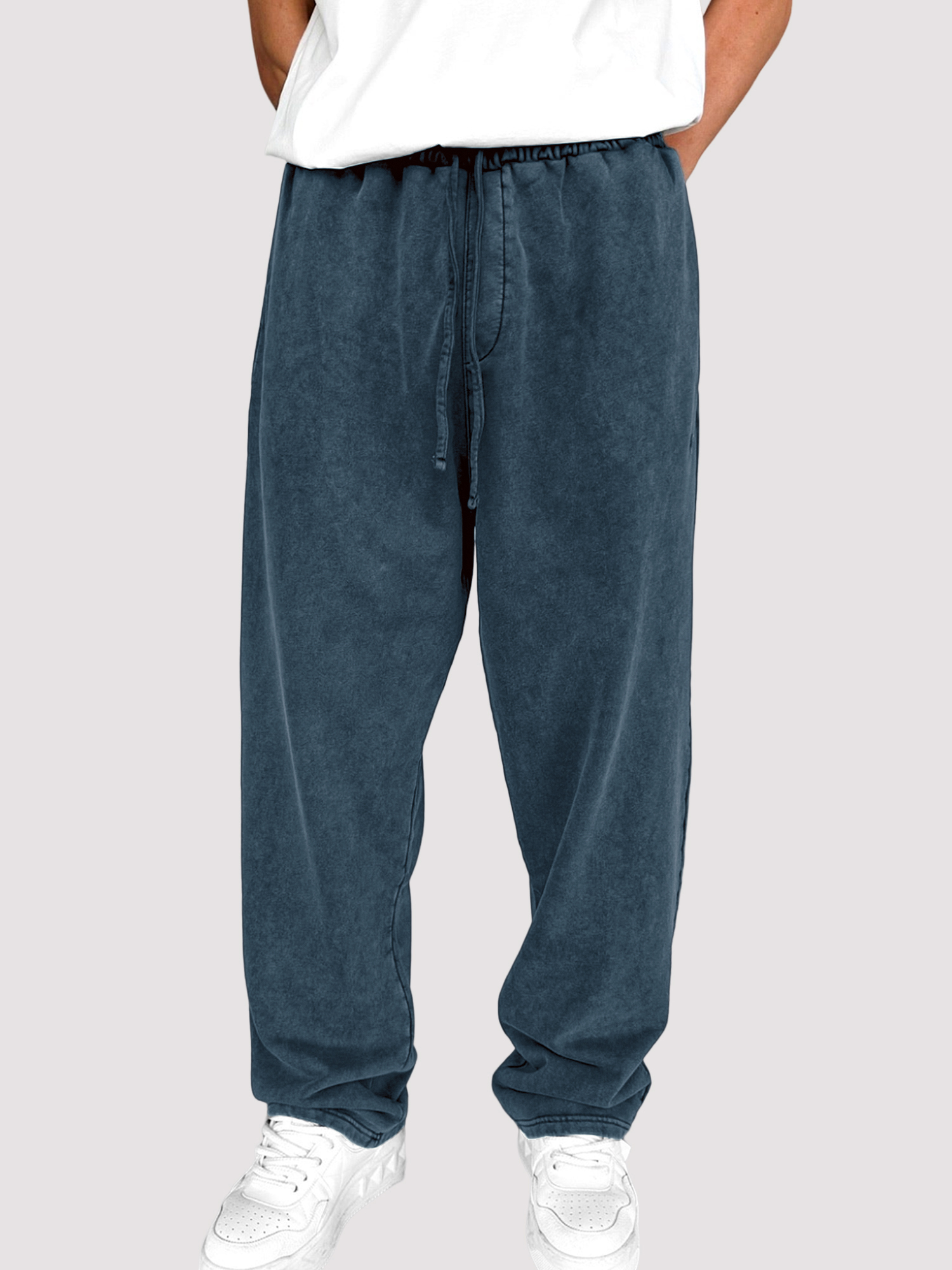 Herren Vintage Gewaschen Textur Modische Bequeme Kordelzughose-deurabatt