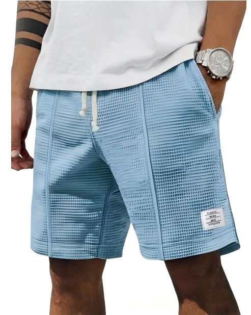 Ultra-atmungsaktive Waffle-Shorts mit Logo – von Tausenden Männern geliebt