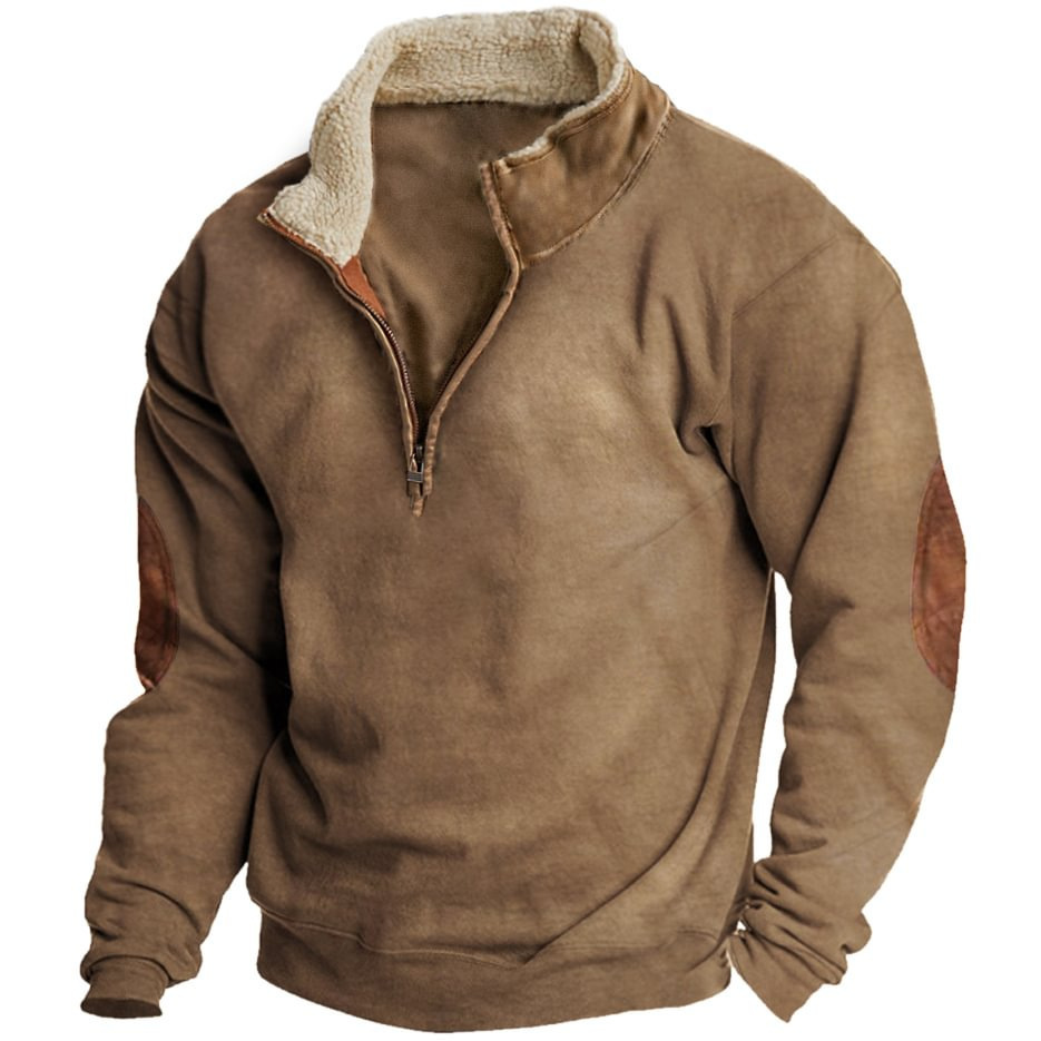Herren Vintage Western Cowboy Sweatshirt-deurabatt