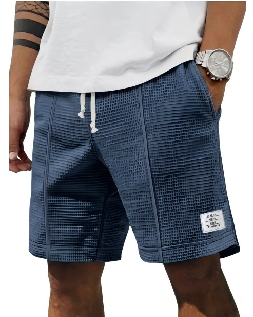 Ultra-atmungsaktive Waffle-Shorts mit Logo – von Tausenden Männern geliebt