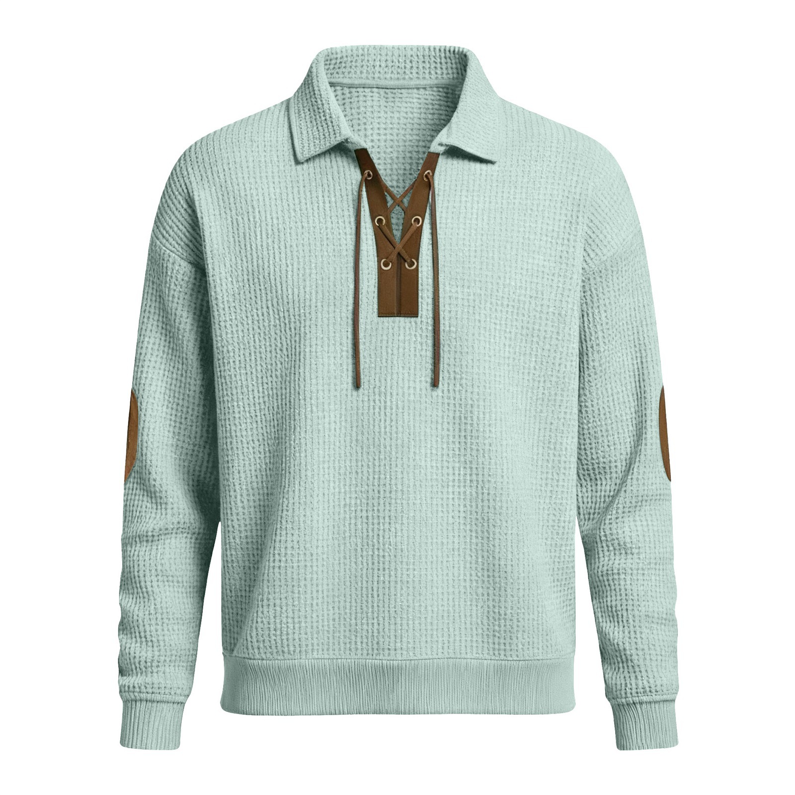 Herrenmode Locker sitzender einfarbiger Sweatshirt – Sportliches & Lässiges Oberteil-deurabatt
