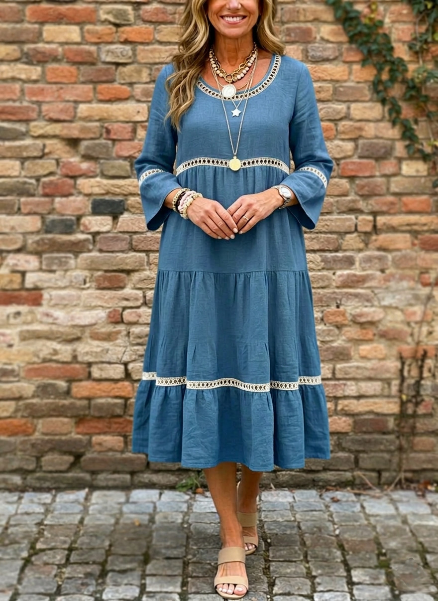New Arrivals🔥 Women's Vintage Casual Loose Linen Dress