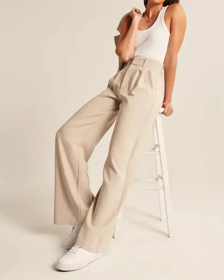 weite elegante Hose für den Sommer-deurabatt