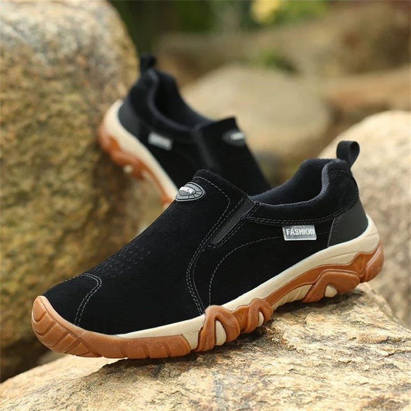 Bequeme, sichere, leichte orthopädische Wanderschuhe für Herren (Schnäppchen)-deurabatt