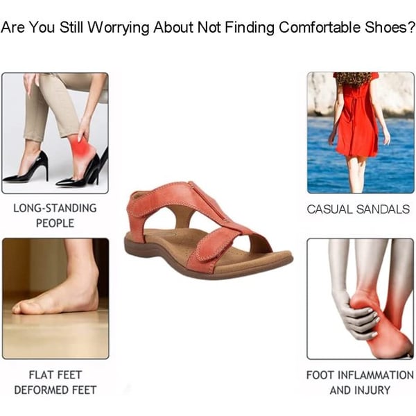 🎁LAST DAY 70% OFF🎁Women's Wedge Orthopedic Sandals | Fit For Your Feet-deurabatt