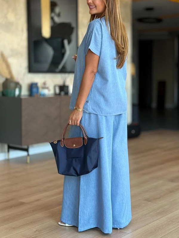 CLEARANCE🔥 Loose Linen Casual Set