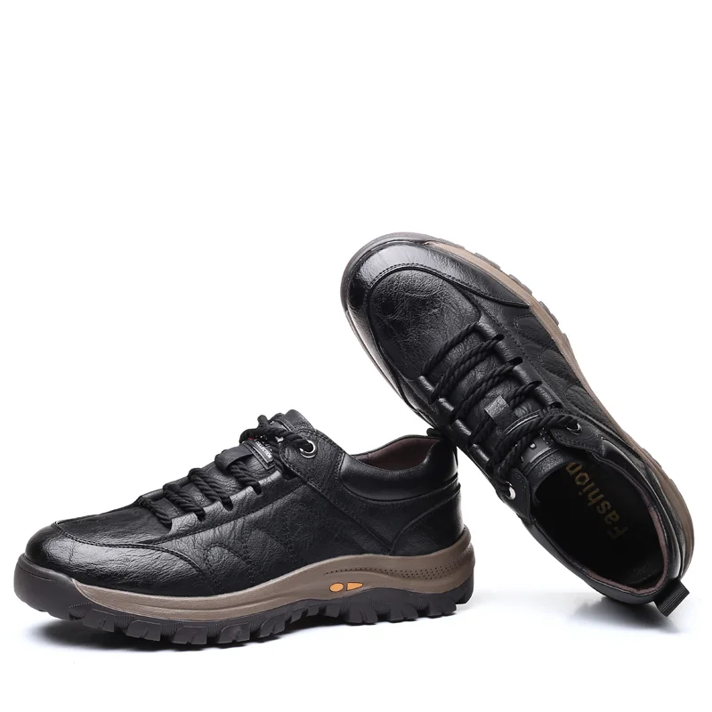 Lässige Herren-Lederstiefel – bequem zum Laufen und Autofahren-ZierMode