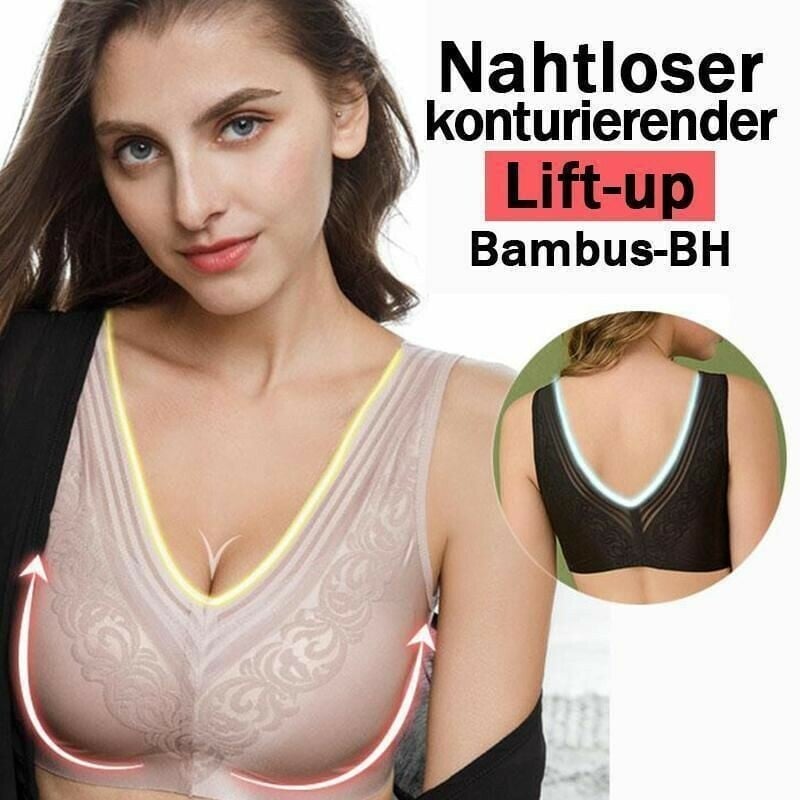Nahtloser, konturierender Lift-up Bambus-BH-deurabatt
