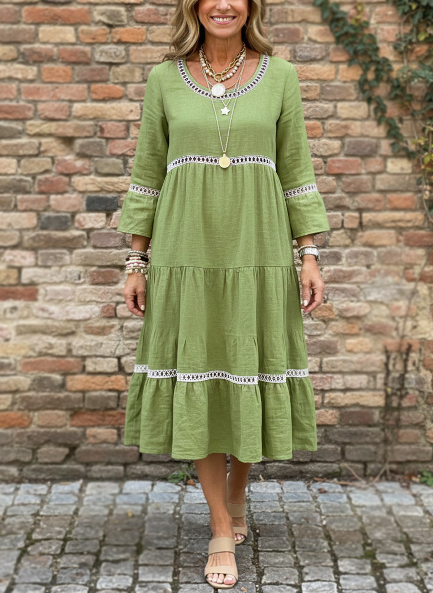 New Arrivals🔥 Women's Vintage Casual Loose Linen Dress