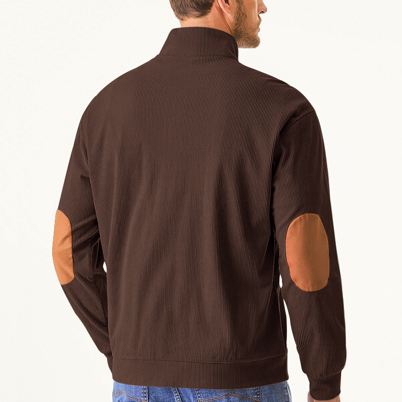 🔥Herbst-Vorverkauf🔥Lässiger Pullover mit langen Ärmeln und Stehkragen für Herren-deurabatt