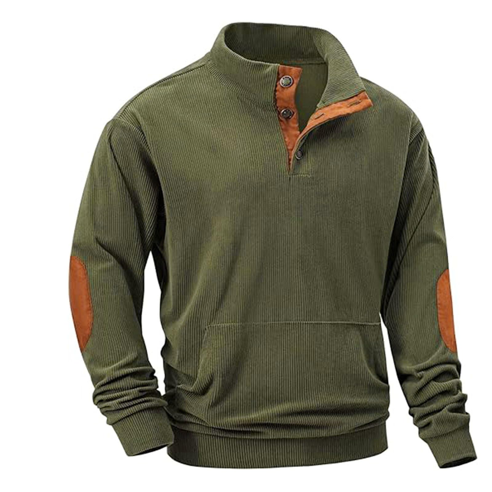 🔥Herbst-Vorverkauf🔥Lässiger Pullover mit langen Ärmeln und Stehkragen für Herren-deurabatt