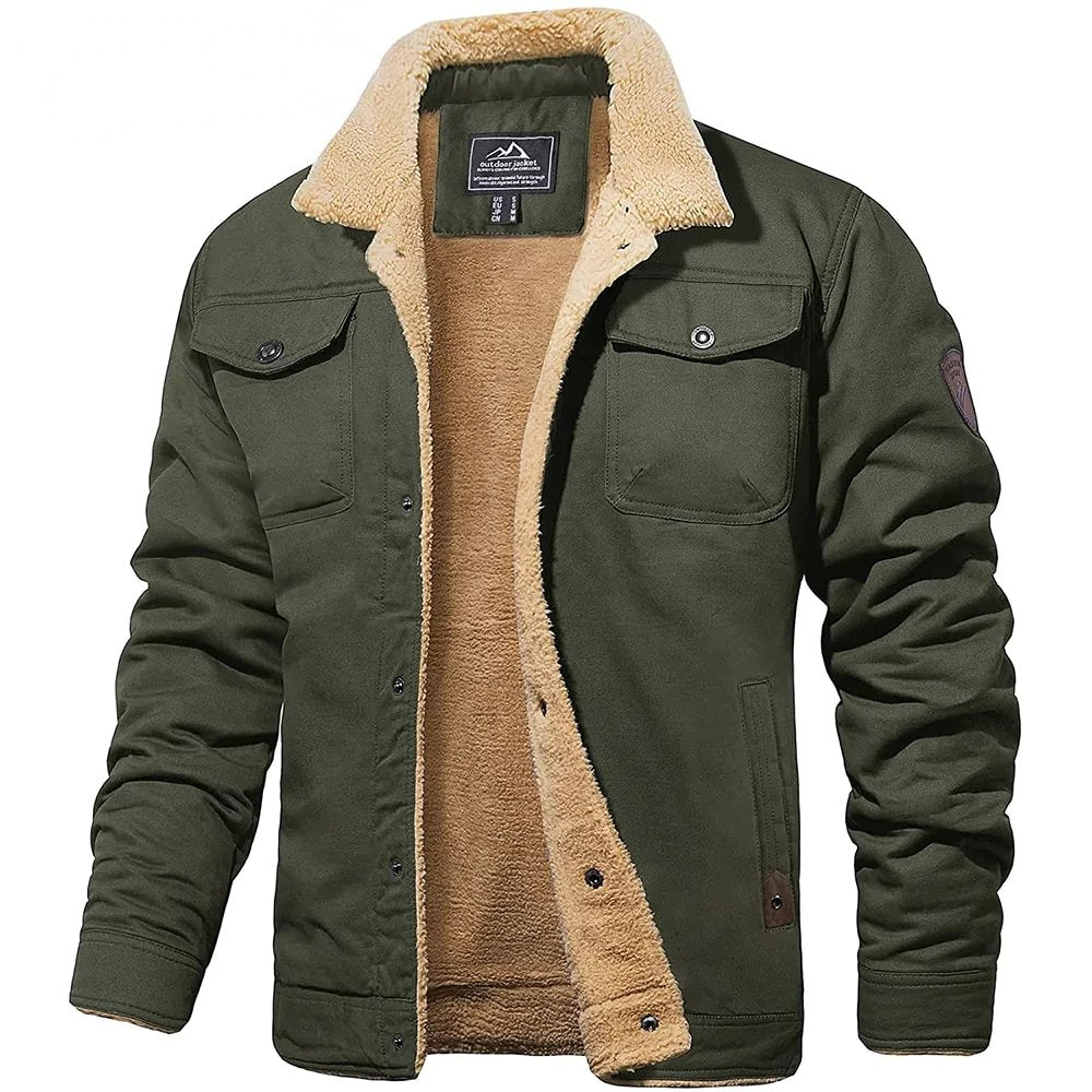 Fleece-Jacke mit Woll-Innenfutter - Der Renner im Winter-deurabatt