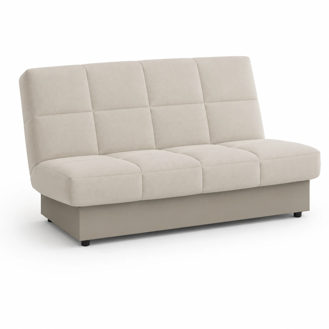 Sofa cama blanco marfil para 3 plazas-PrestigeFurni