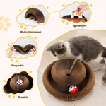 Magic Organ Cat Scratching Board--Comes with a toy bell ball