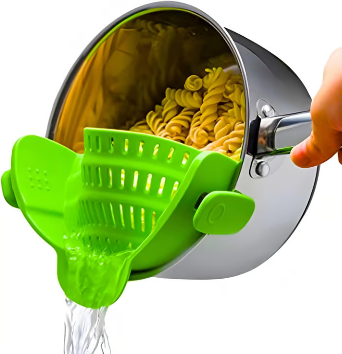 🔥2026 hot sale — Silicone Clip-On Pot Strainer