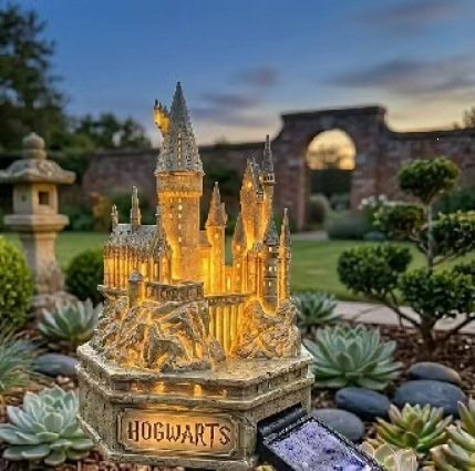 💥LAST DAY 50% OFF🐉✨Solar Dragon Garden Statue Light – Golden Ember Fantasy Outdoor Decor
