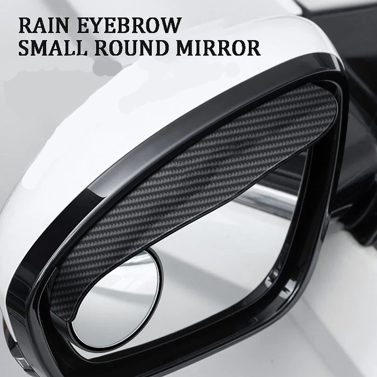 🔥Hot Selling 50%🔥 Car Rear View Mirror Small Round Mirror Rain Eyebrow