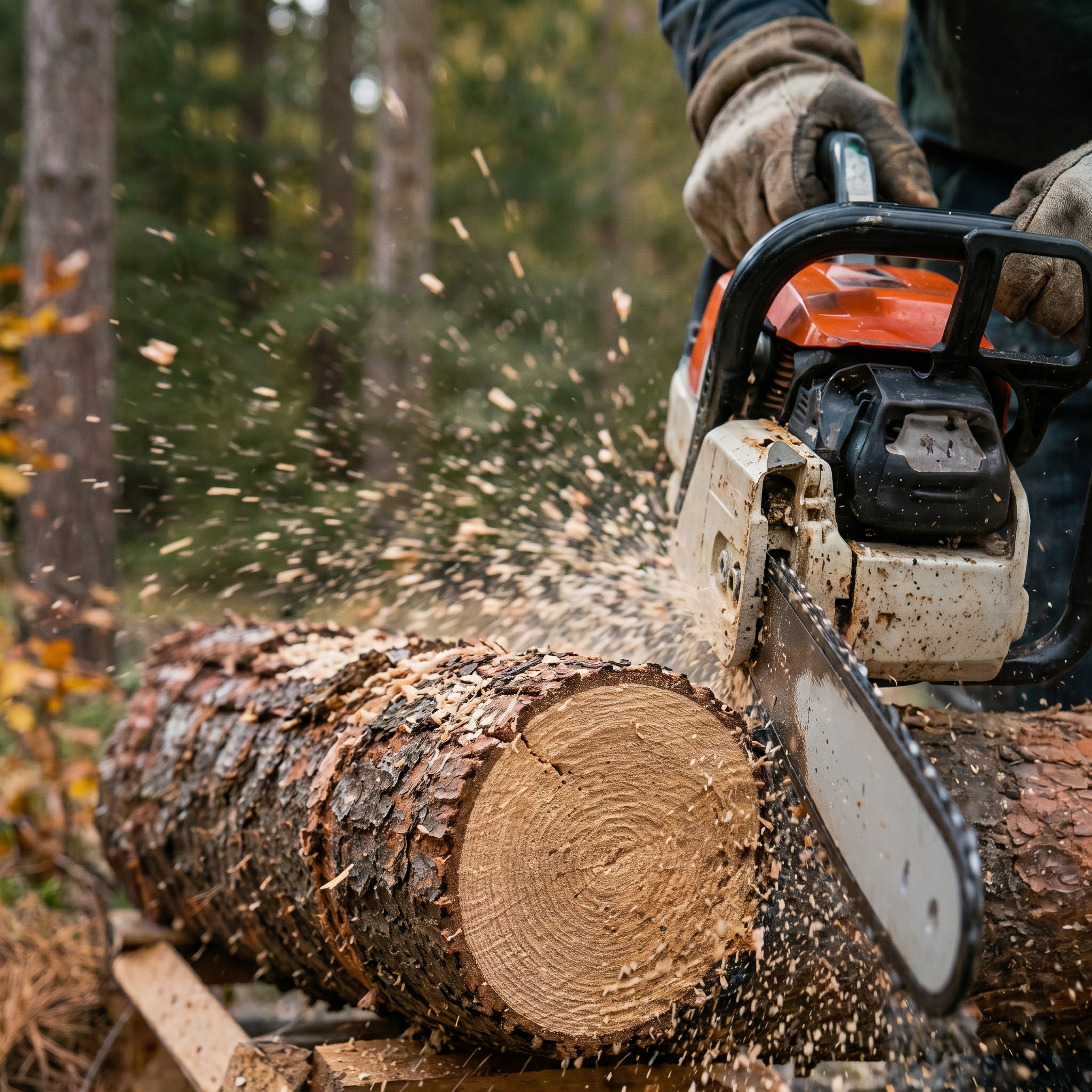 Sharpen chainsaw chain