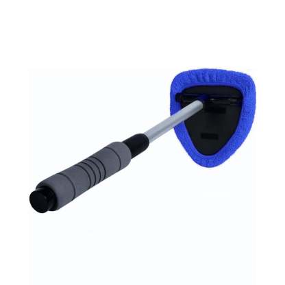 🔥Microfiber Car Windshield Cleaning Tool with Extendable Handle
