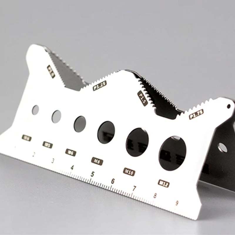 💥Stainless Steel Double-Sided Bolt Gauge Card