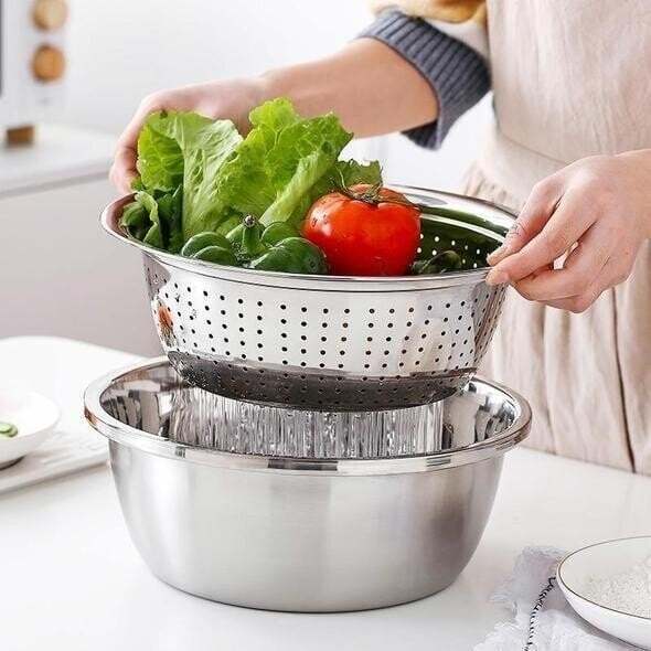 🎁Germany Multifunctional stainless steel basin