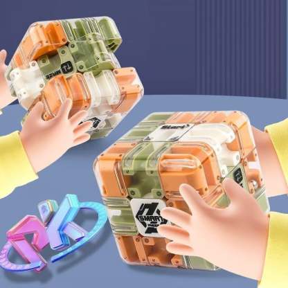 🔥 LAST DAY 49% OFF - 2026 New 3D Rolling Ball Maze Cube 🎁