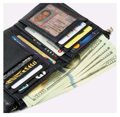 ⏰Last Day 49% OFF⏰Unisex Pebble Leather Wallet 🔥BUY 2 FREE SHIPPING