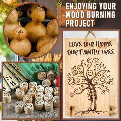 🔥Last Day 49%OFF -26 Letters Copper Mold -DIY Wood Burning/Carving Set🖊