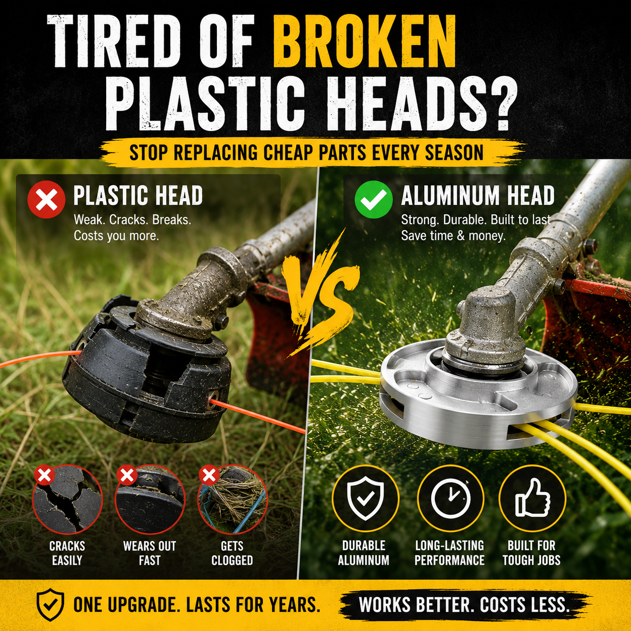 Weak trimmer head problem