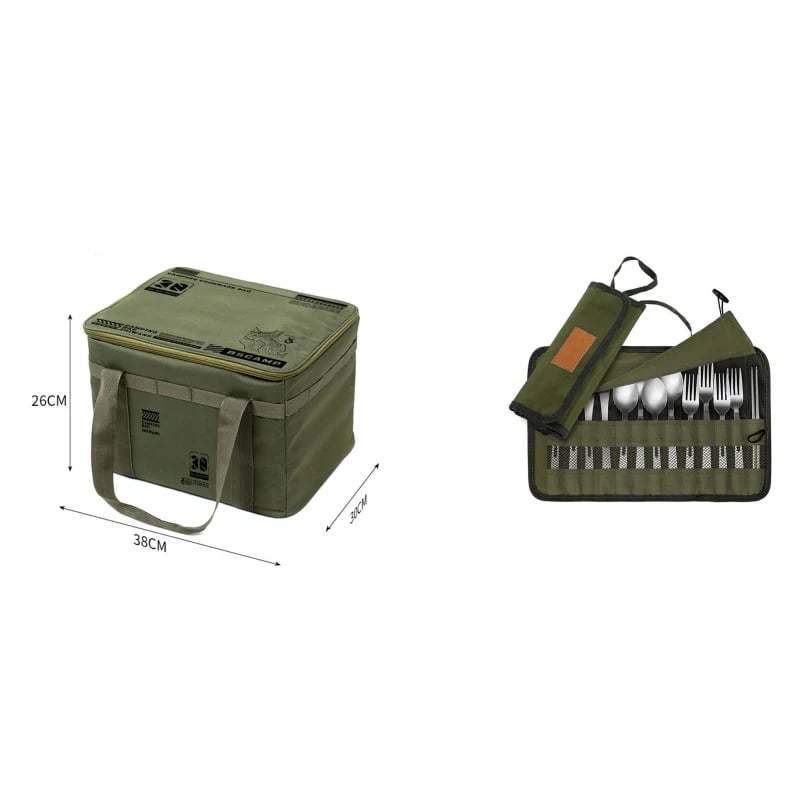 🔥Large Capacity Outdoor Folding Storage Bag Waterproof Portable Camping & Picnic Organizer