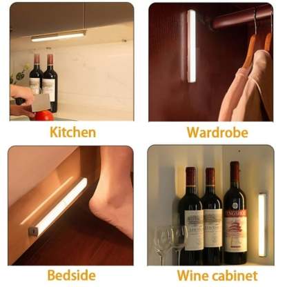 🎁HOT SALE 49% OFF🔥-💡Punch-free Smart Sensor Magnetic Rechargeable LED Lights