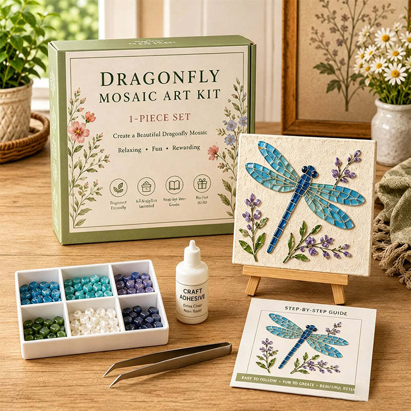 🌸 DIY Mosaic Watering Can Kit ✨ Create Your Own Garden Art Masterpiece