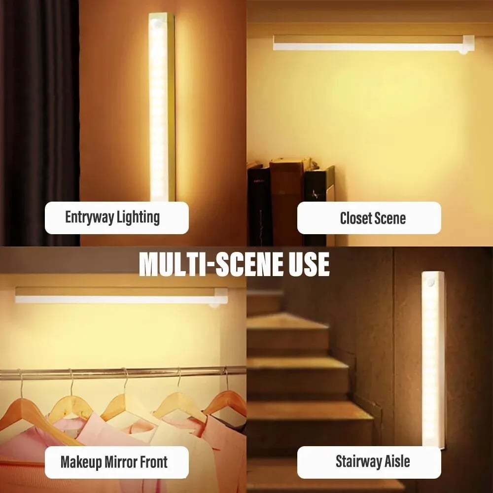 🎁HOT SALE 49% OFF🔥-💡Punch-free Smart Sensor Magnetic Rechargeable LED Lights