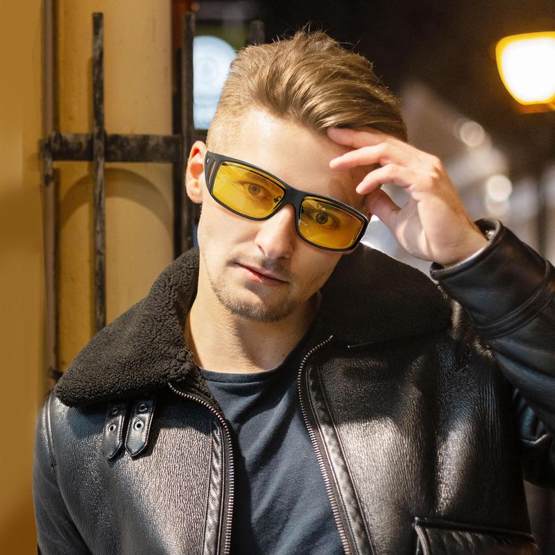 🔥 Night Vision Driving Glasses, Anti-glare Polarized✨