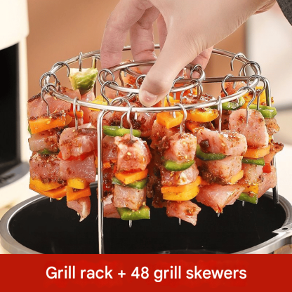 🔥Last Day 49% OFF🥩Vertical barbecue grill for grilling skewers.🍤