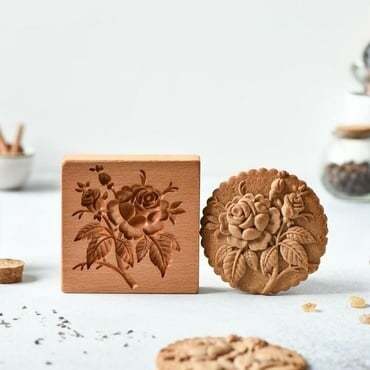 🔥Last Day 49% OFF🔥🍪Carved Wooden Pryanik Gingerbread Cookie Mold🍪