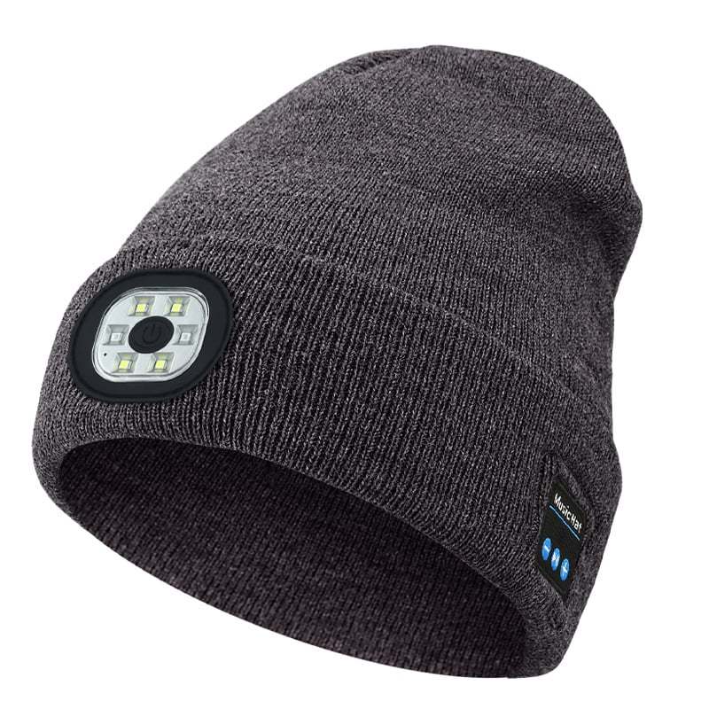 ❄️Winter Gift🎁Beanie with LED Headlight