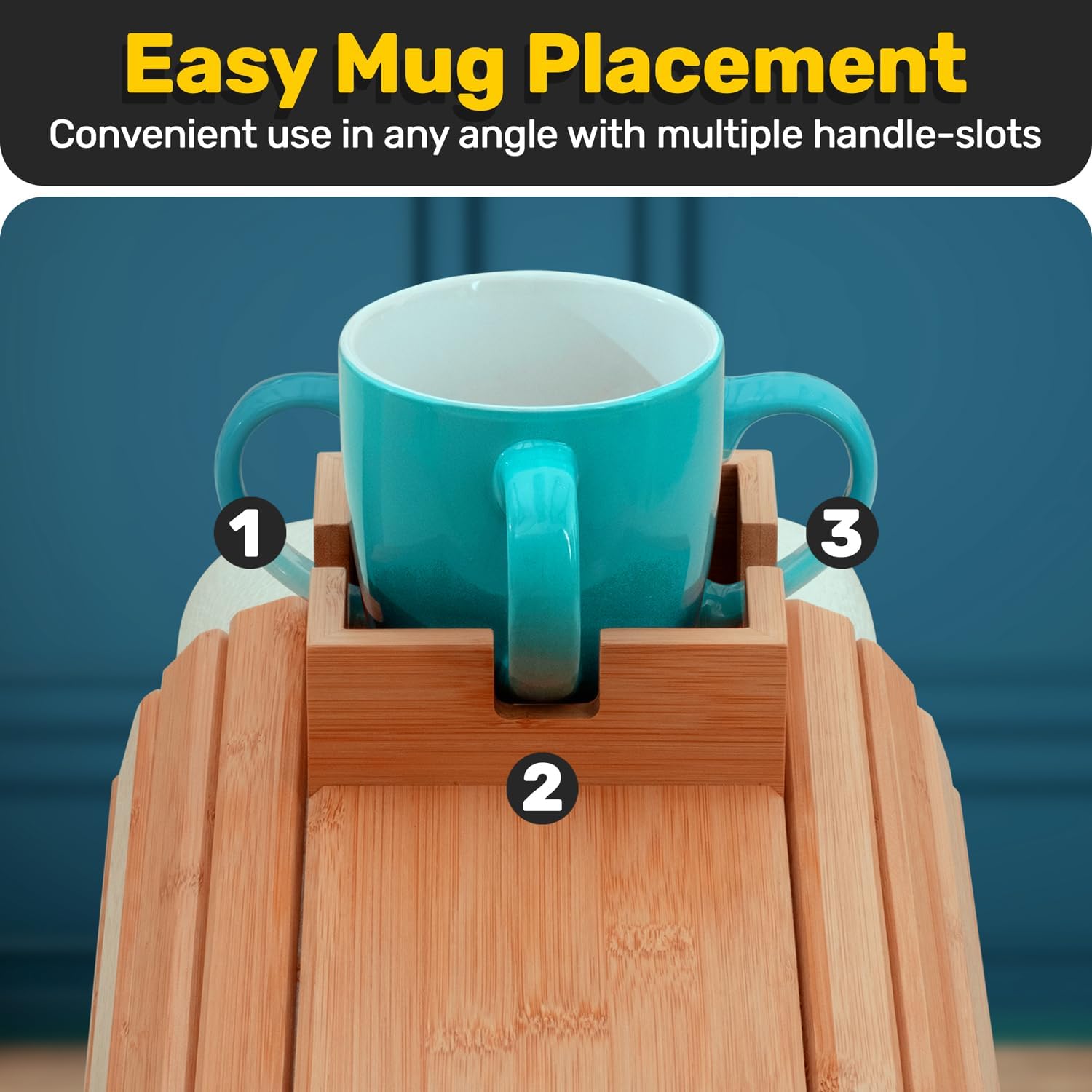 🔥Last Day 49% OFF🔥🎉Wood Couch Cup Holder – Your Sofa’s Best Friend