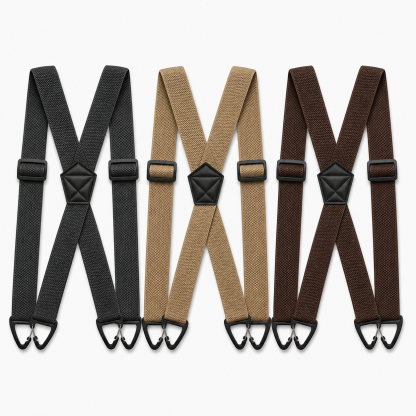 🆕 New Arrival | Men's X-Back Elastic Suspenders With Hook Clips