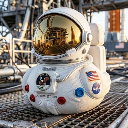 🔥Limited Edition Artemis II Mission Moon Launch Commemorative Astronaut Duck