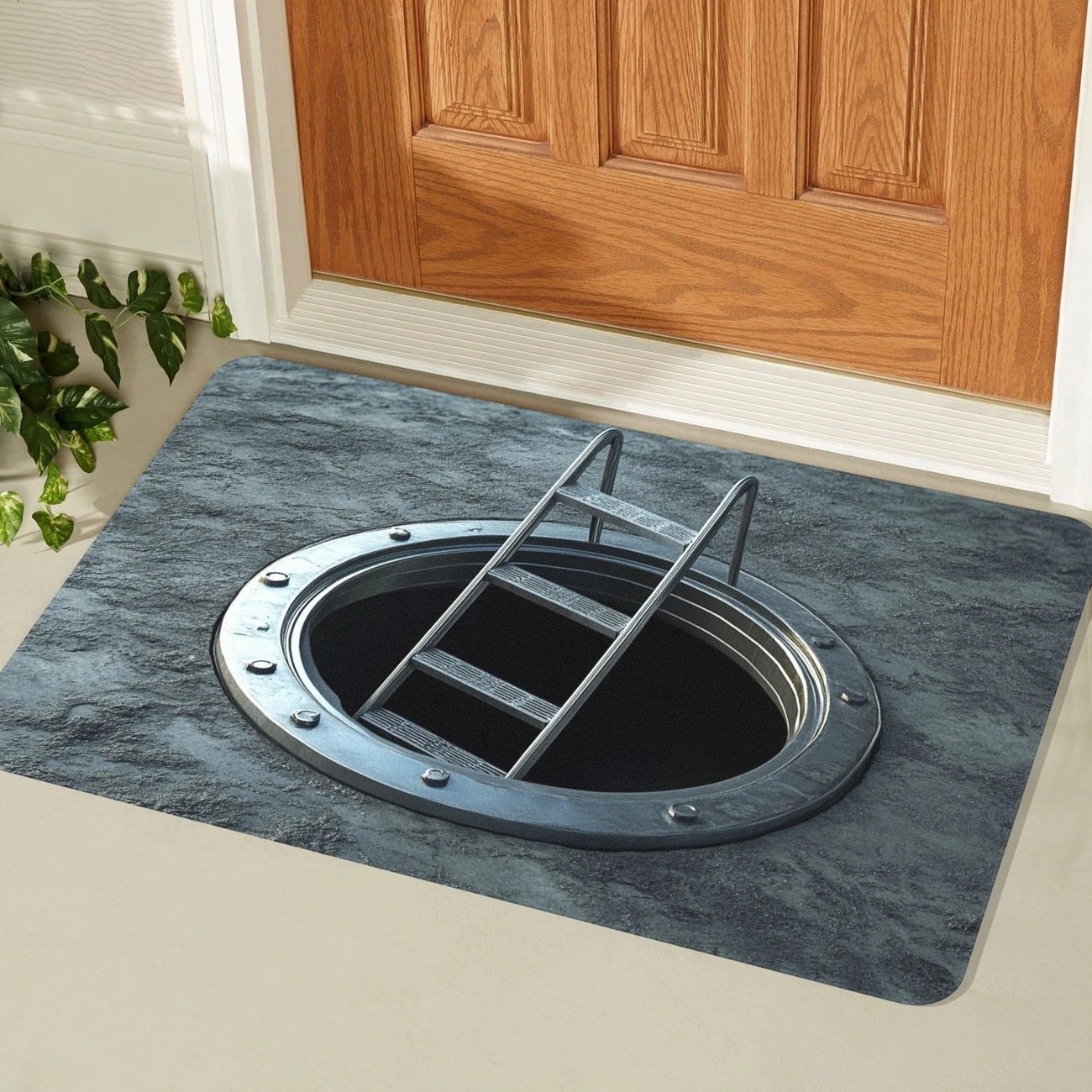 🔥Last Day 49% OFF - ✨Visual Illusion Endless Abyss Pattern HD Printed Non-Slip Doormat