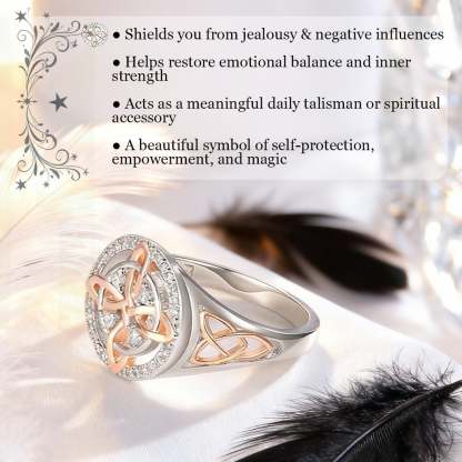 ✨Hot Promotion 50% OFF🔮💍Handmade Witch's Return-Knot Protection Ring💞Protect Your Loved Ones✨