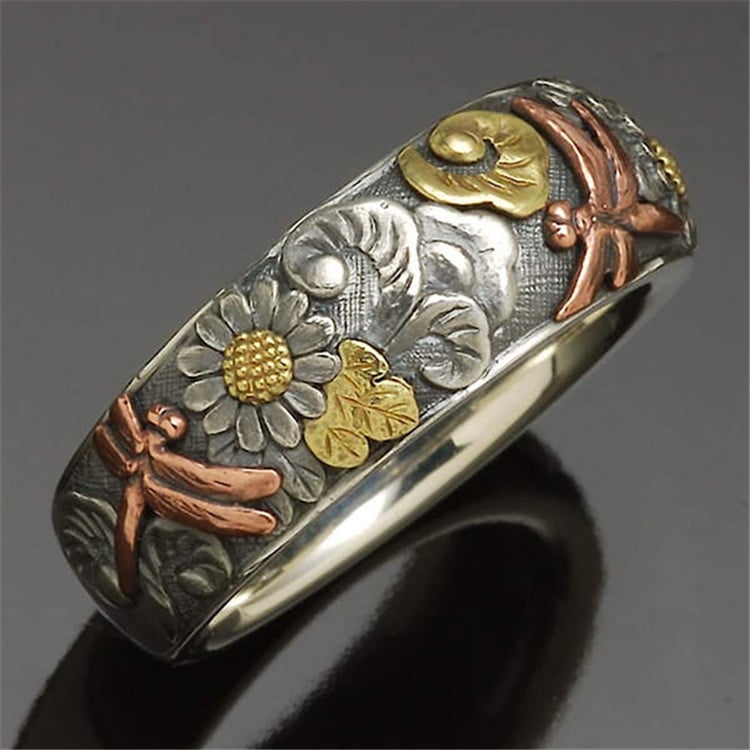 🔥Limited Edition - Vintage Sunflower Ring