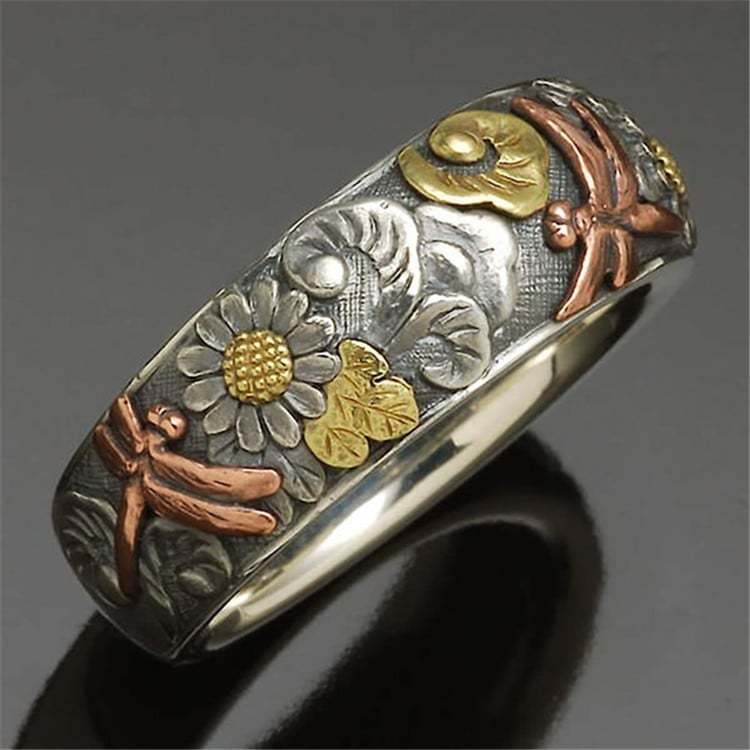 🔥Limited Edition - Vintage Sunflower Ring