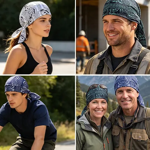 🔥2026 Hot Sale - Elastic Breathable Cycling Bandana Cap