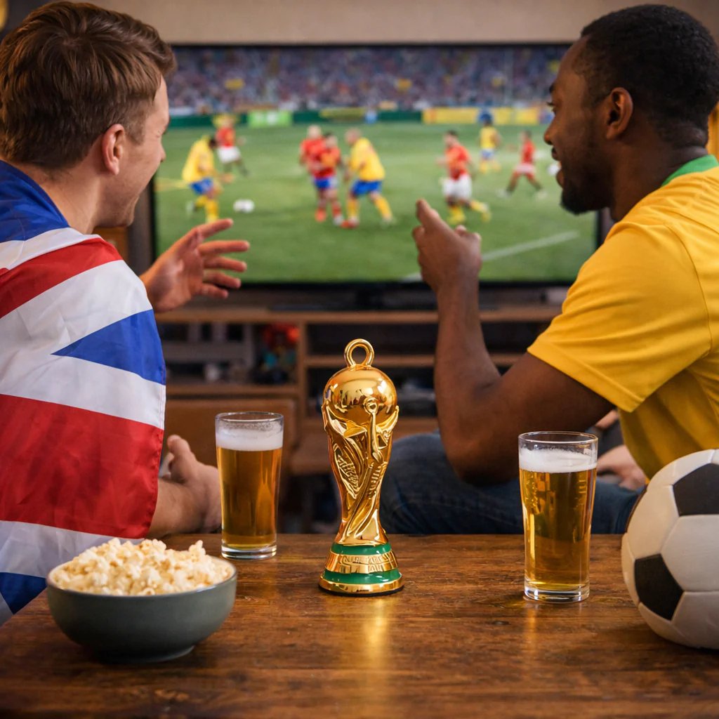 🎉Last Day 49% OFF⚽🏆 FIFA Trophy & Ball Keychain