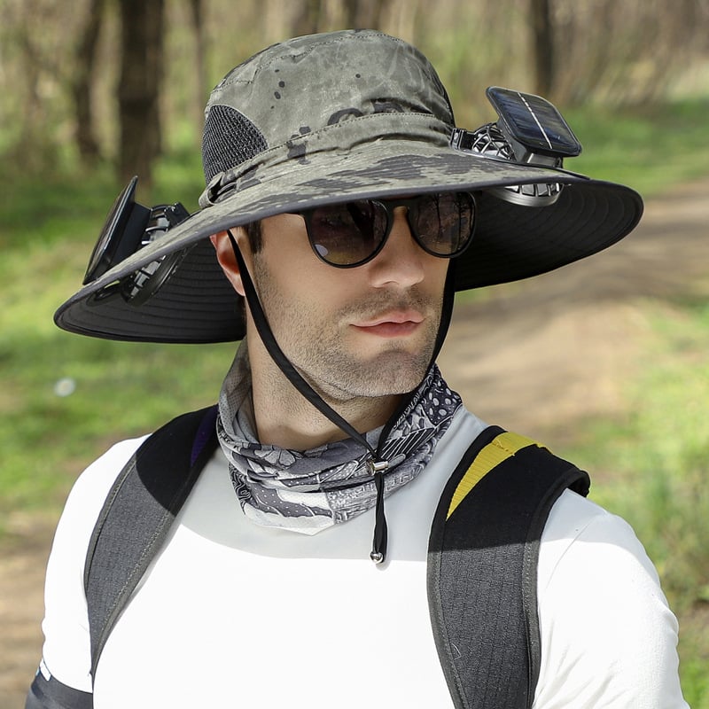 🎁2026 New Ultralight Solar Fan Sun Hat – Lighter Than a Baseball!⚾(Only 11oz)