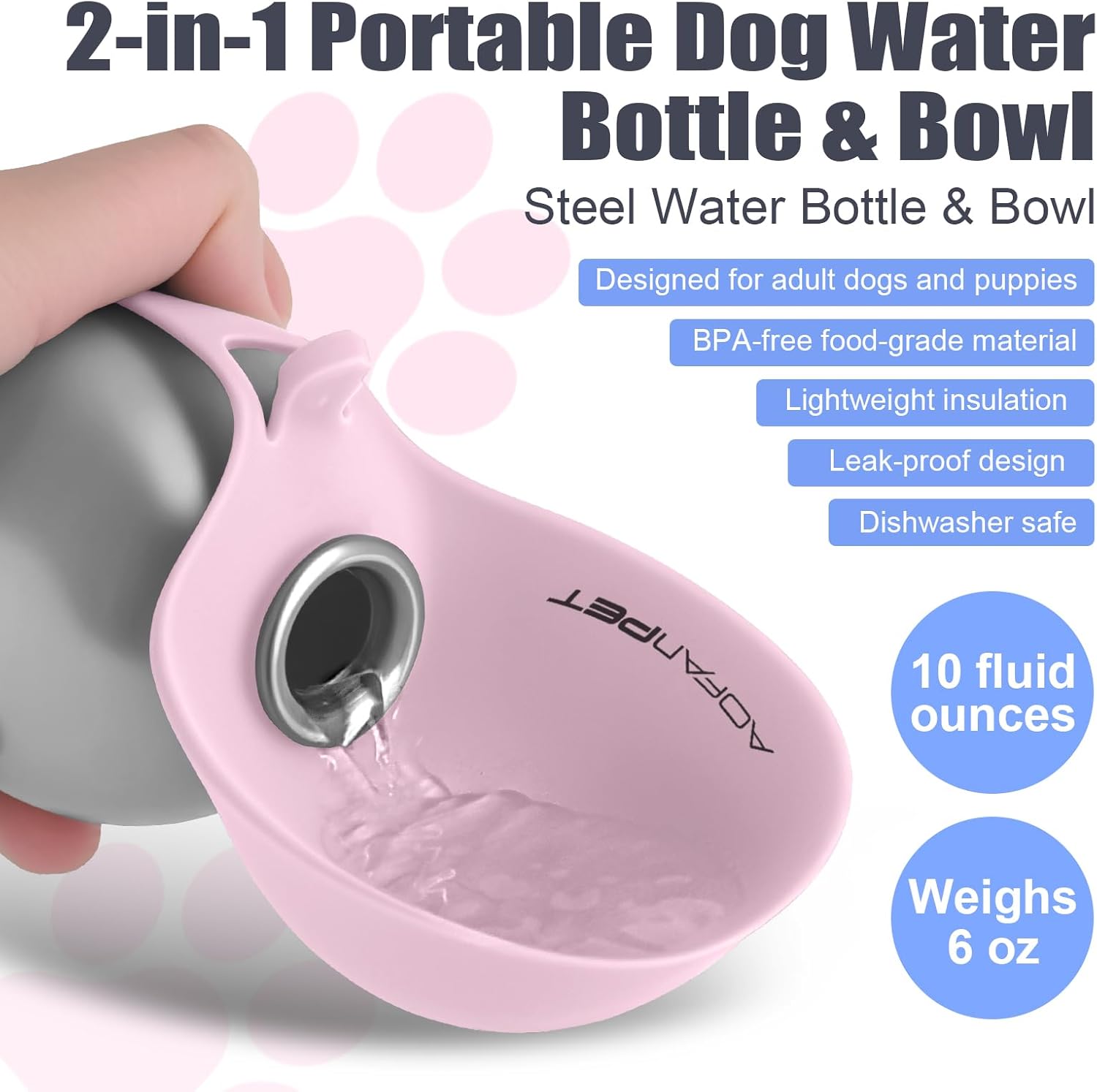 🐶Portable Dog Water Bottle-Lightweight, Foldable, and Easy to Carry💧🥰