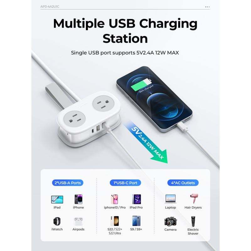 🧳Travel Power Strip⚡